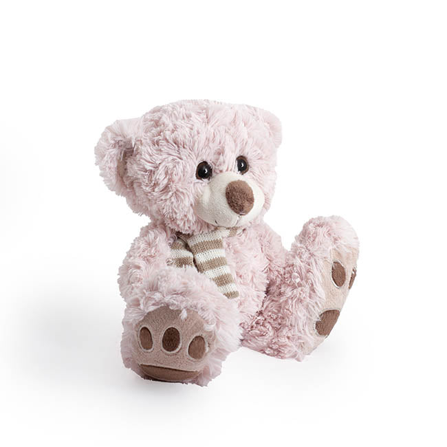 Elliot Teddy Bear Baby Pink (30cm)